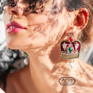 گوشواره جواهردوزی "ویکتوریا کد 2 "
