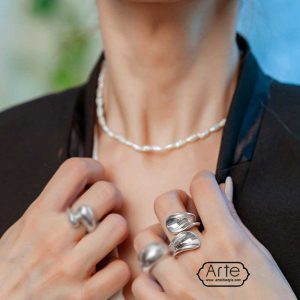 انگشتر نقره زنانه "جاودانه"